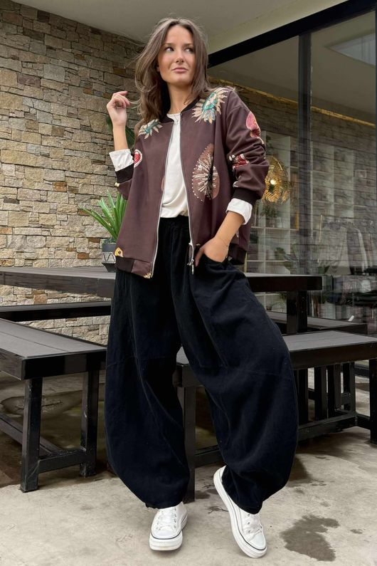 Laundry B Suko Suedette Bomber Jacket Mystical /15 =